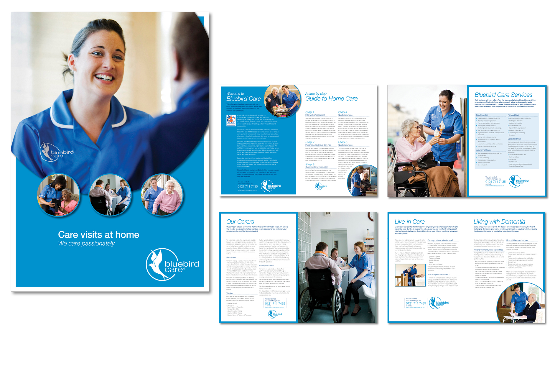 Brochure design for print by neil henderson freelance graphic designer