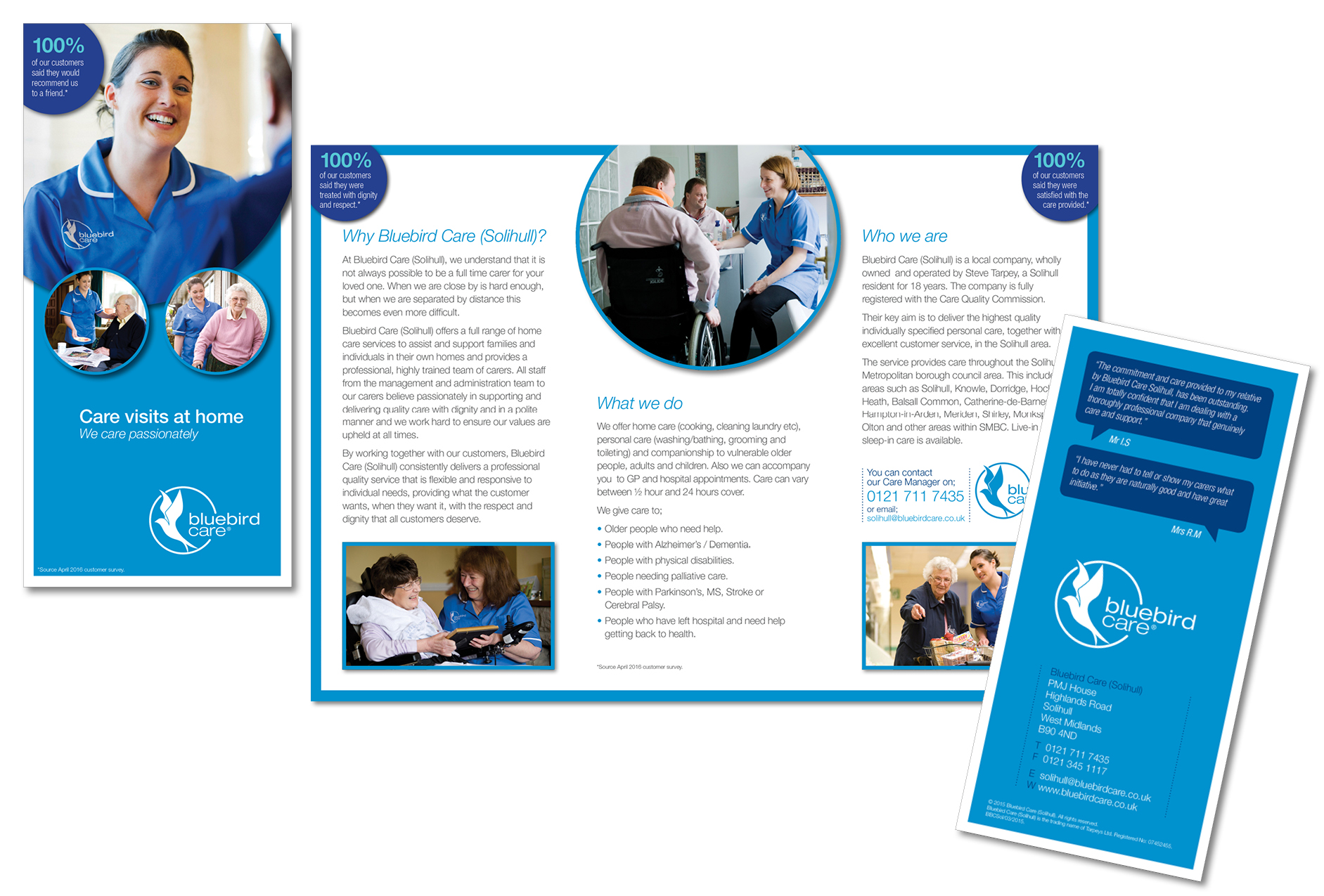 Leaflet design for print by neil henderson freelance graphic designer