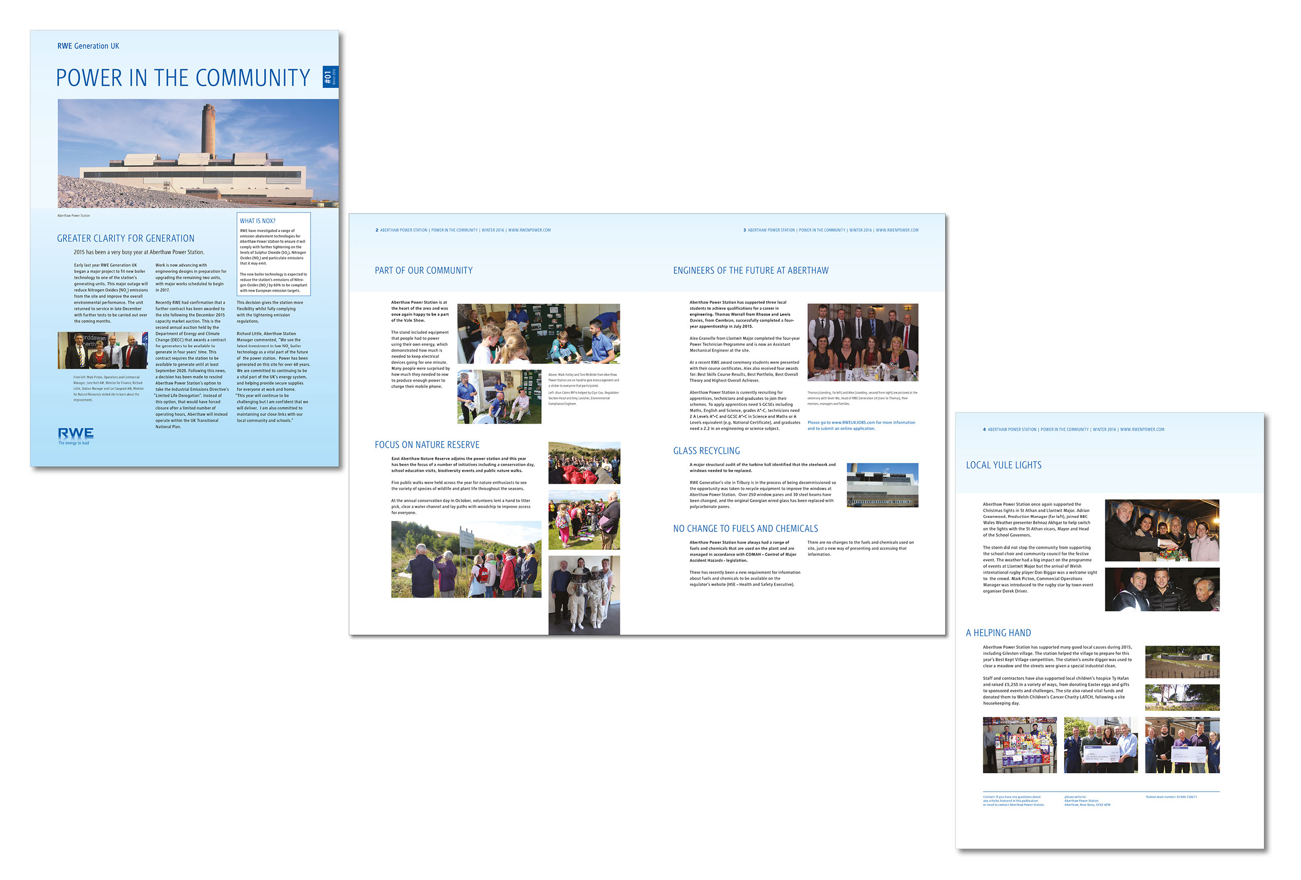 Newsletter design for print by neil henderson freelance graphic designer